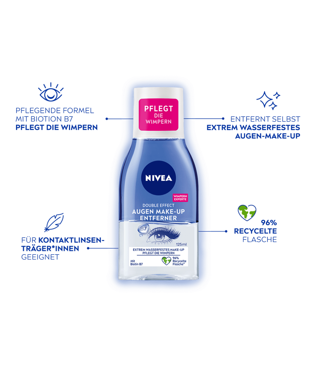 NIVEA Augen Make Up Entferner Double Effect