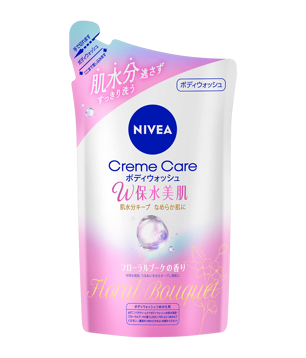 ニベア クリームケア ボディウォッシュ W保水美肌 リラクシングソープの香り 詰替え 350ml