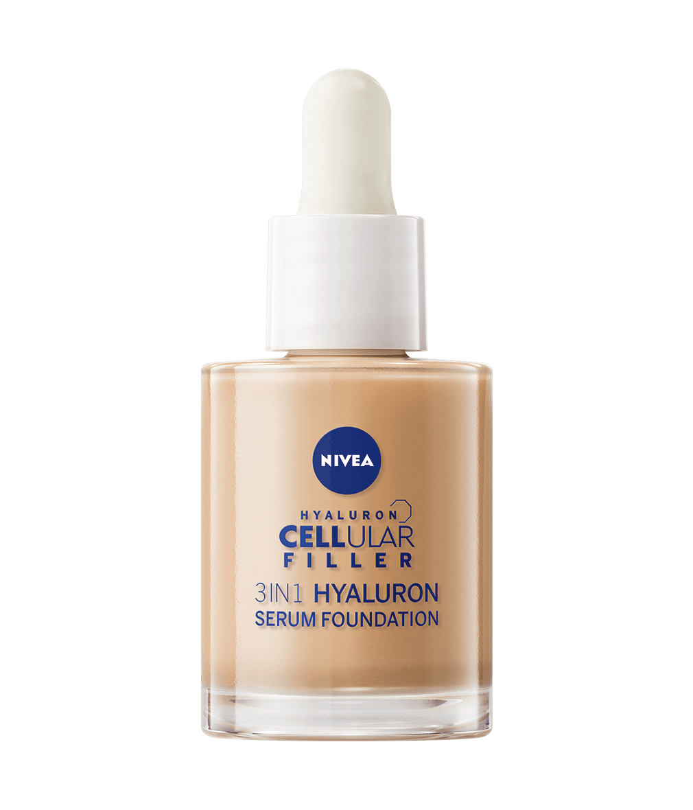 NIVEA Cellular 3in1 Hyaluron Serum Foundation dunkel