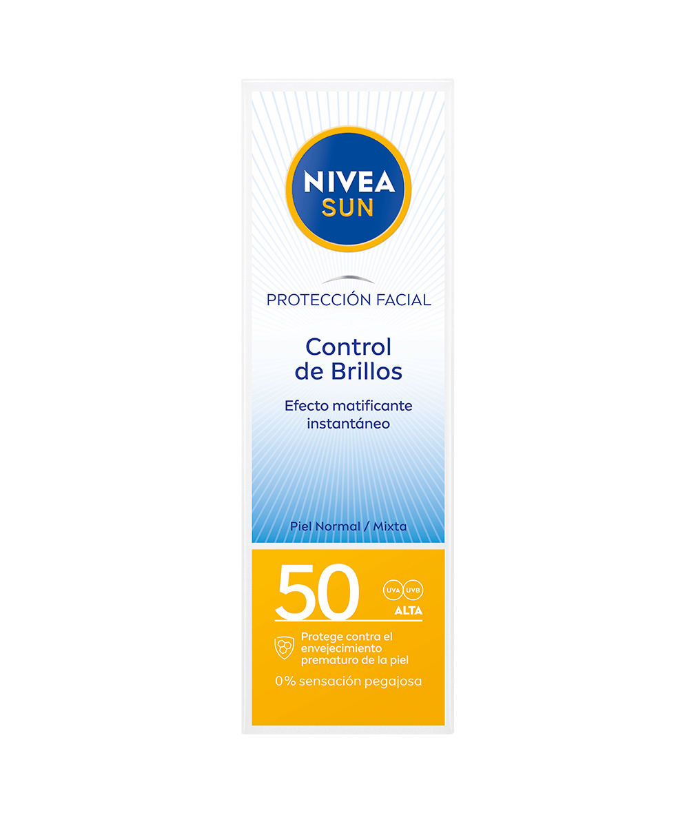 NIVEA SUN Protección Facial Control de Brillos FP 50