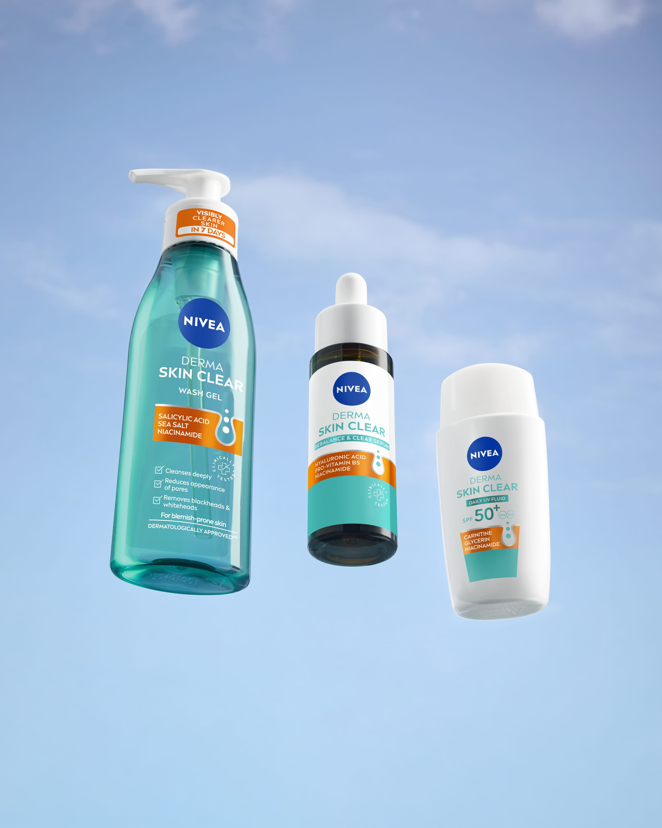 NIVEA Derma skin clear produkter