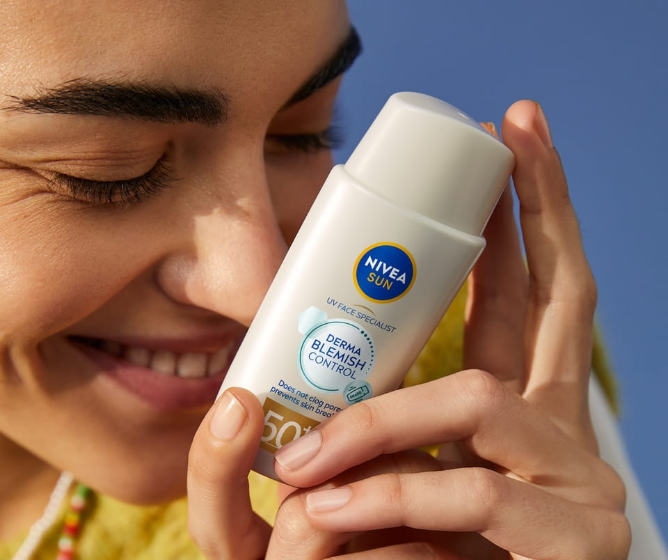 NIVEA SUN UV Specialist Derma Skin Clear Dagelijkse UV-Fluid SPF 50