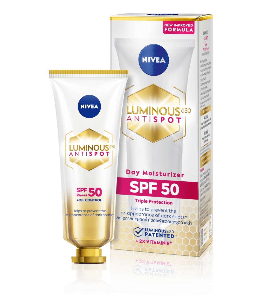 NIVEA LUMINOUS630 ANTISPOT DAY FLUID SPF50 TRIPLE PROTECTION