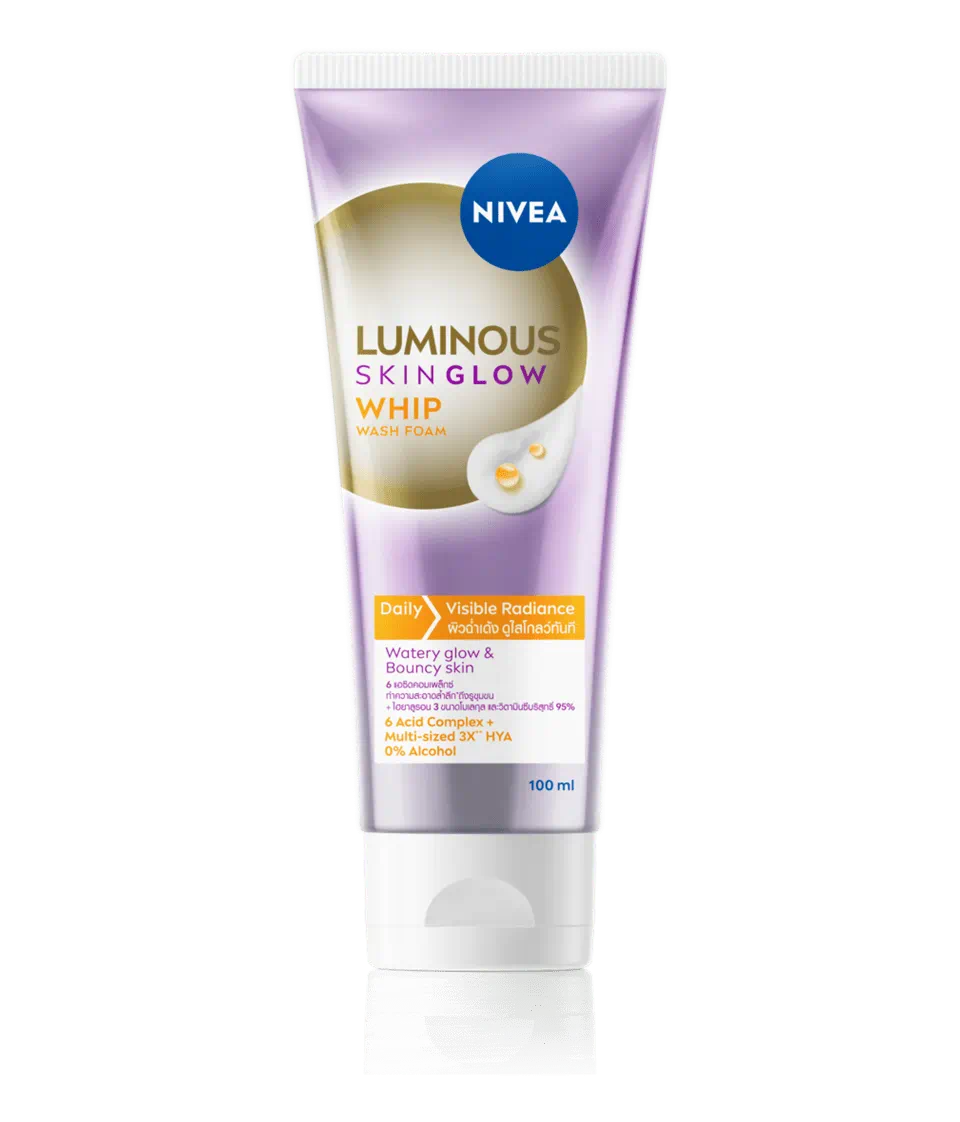 Nivea ลูมินัส สกิน โกลว์ วิป วอช โฟม