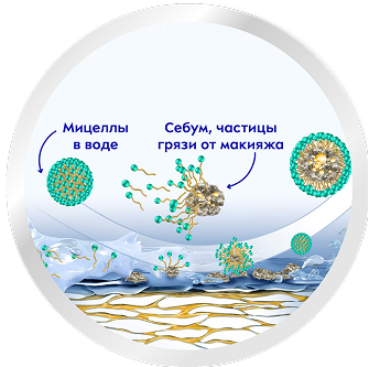 Усовершенствованная технология мицелл — баланс мяГкости
и эффективности очищения