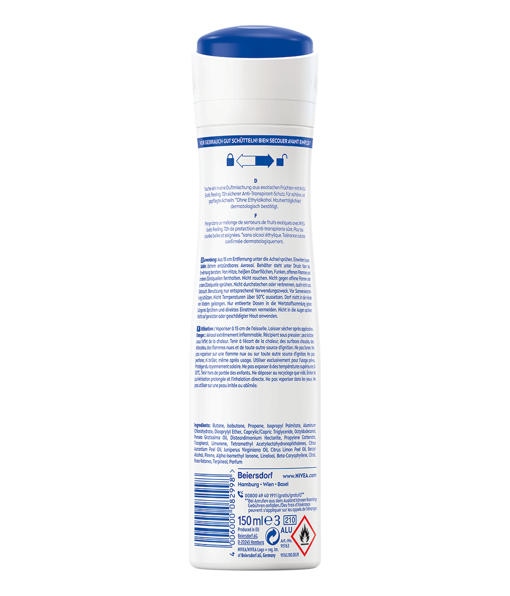 NIVEA Exotic Feeling Limited Edition Anti-Transpirant Spray 150ml