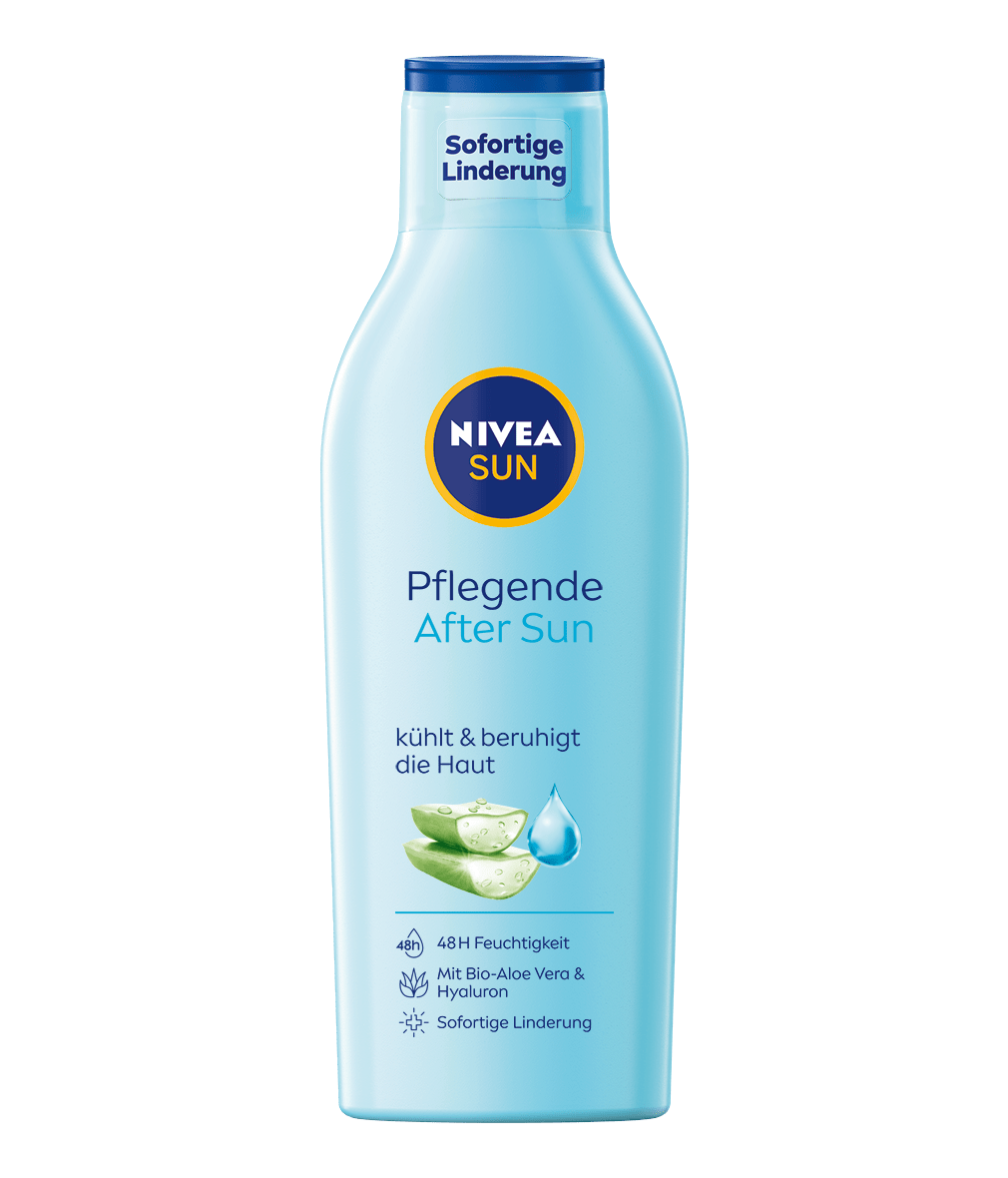 NIVEA After Sun Feuchtigkeitscreme – Beruhigende Lotion Mit Aloe Vera, 400 Ml (2er Pack)