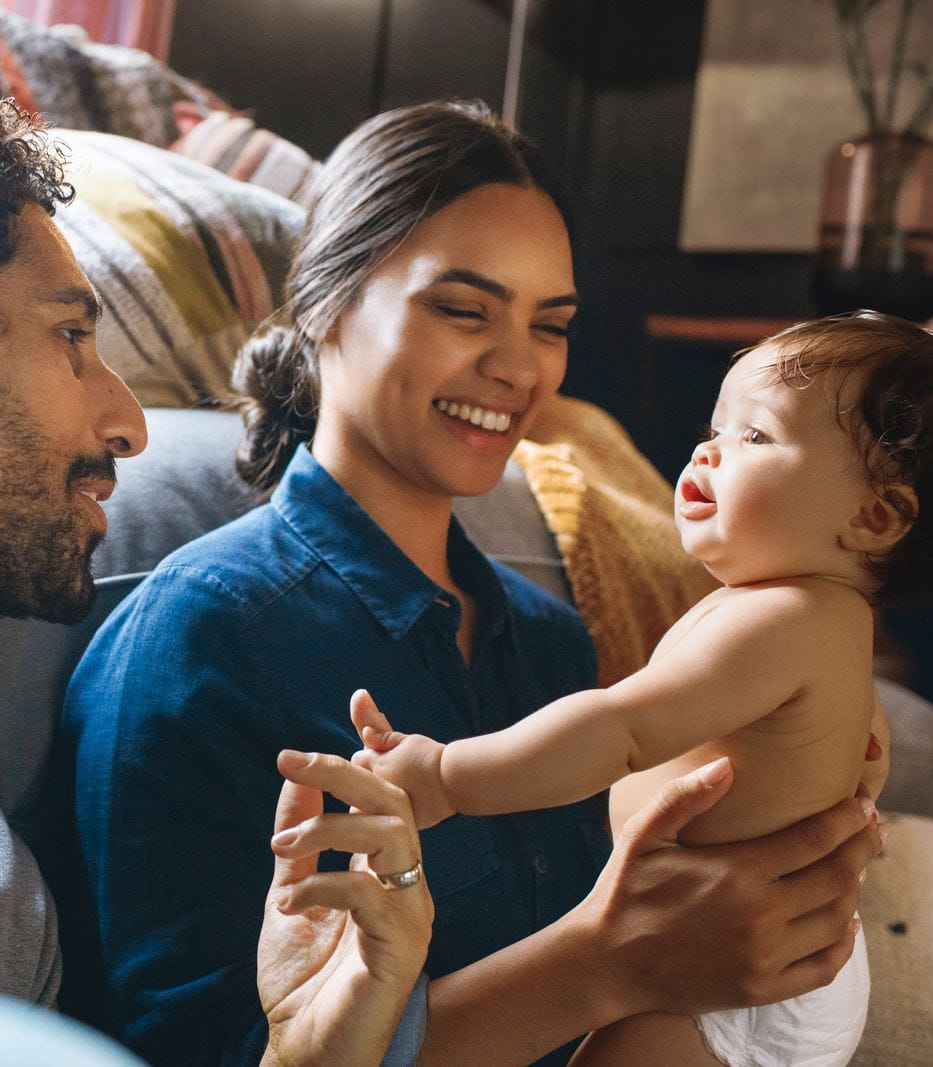 ein glückliches Baby