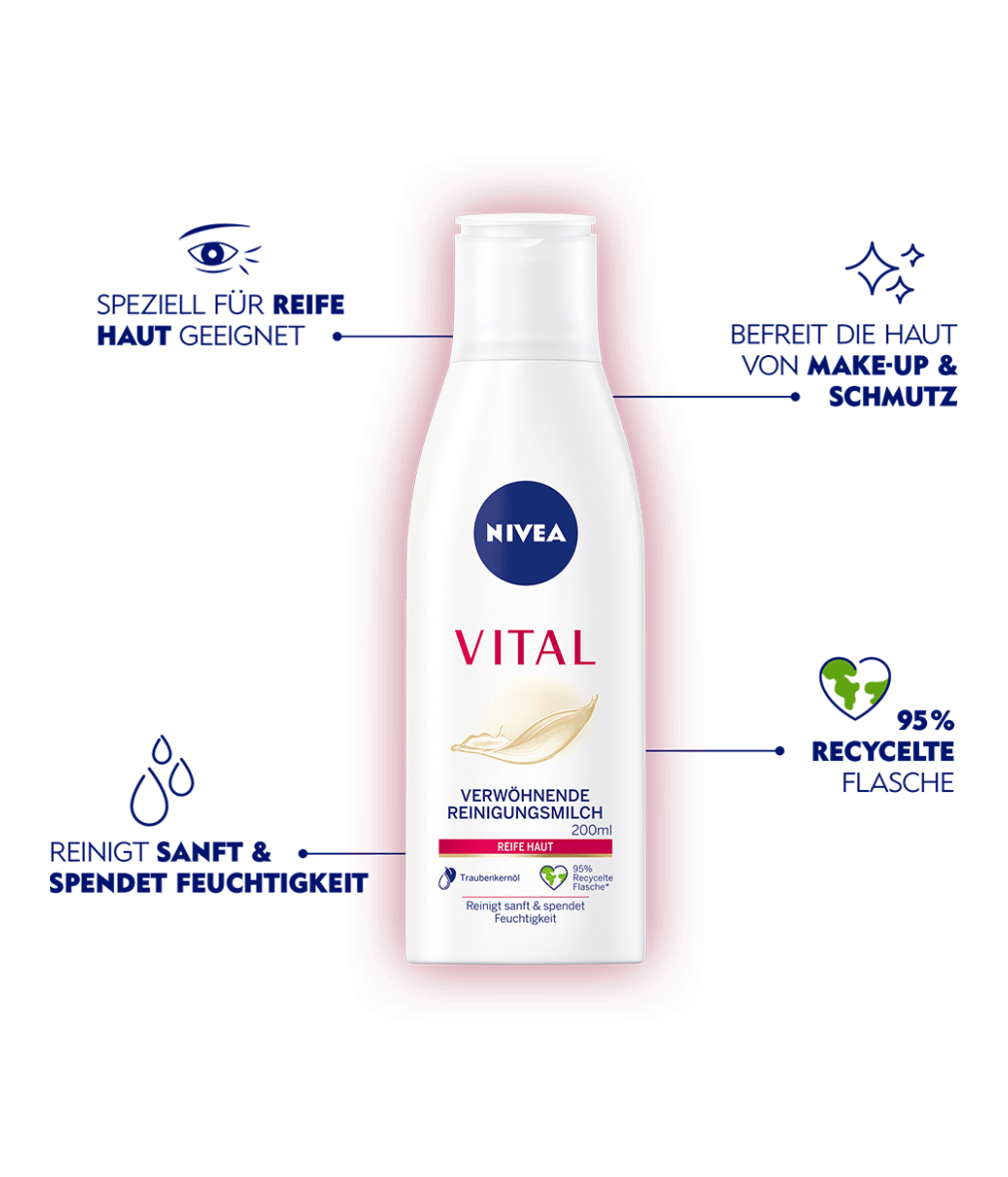 NIVEA VITAL Reinigungsmilch