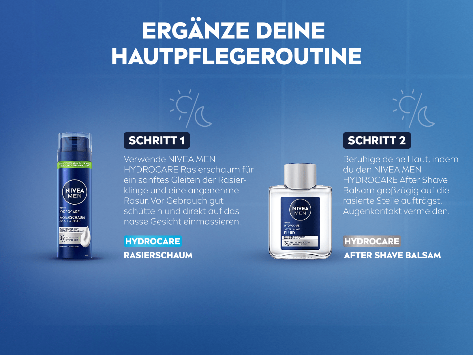 Karussell Element 4 NIVEA MEN HydroCare Routine