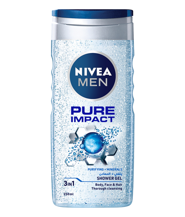 Nivea Men Shower Gel Pure Impact 250ml