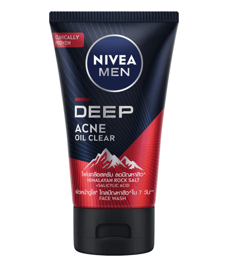 Nivea ดีพ แอคเน่ ออยล์ เคลียร์ สครับ มัด โฟม