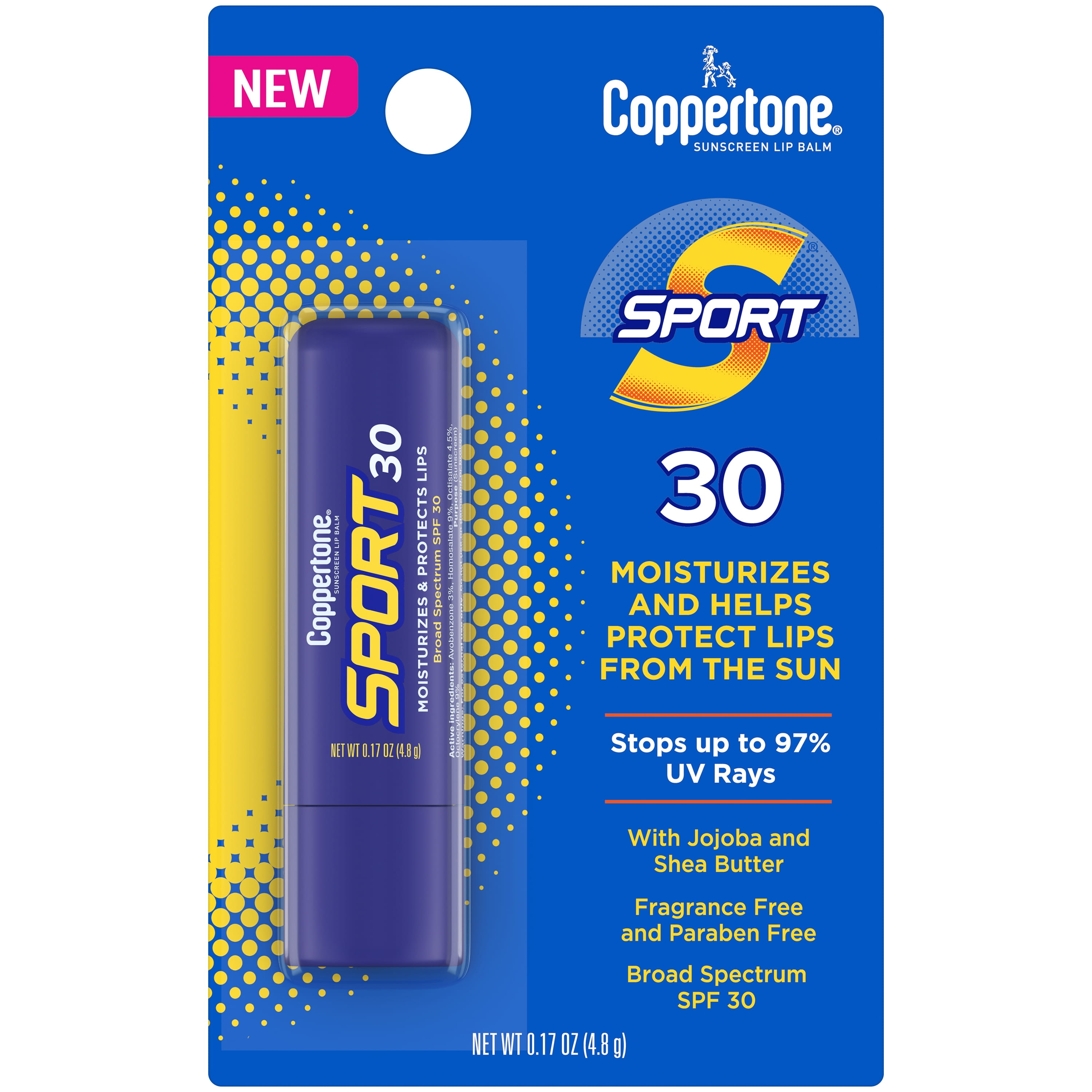 Sport Sunscreen Lip Balm SPF 30 0.17 oz