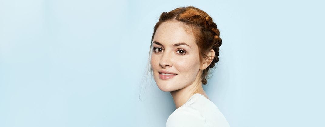 Vrouw met steil haar - NIVEA