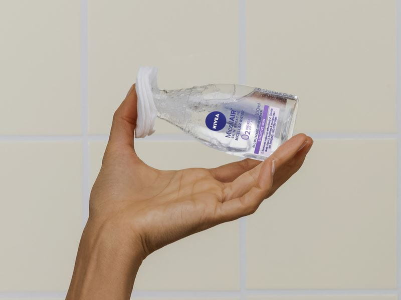 água micelar sensível