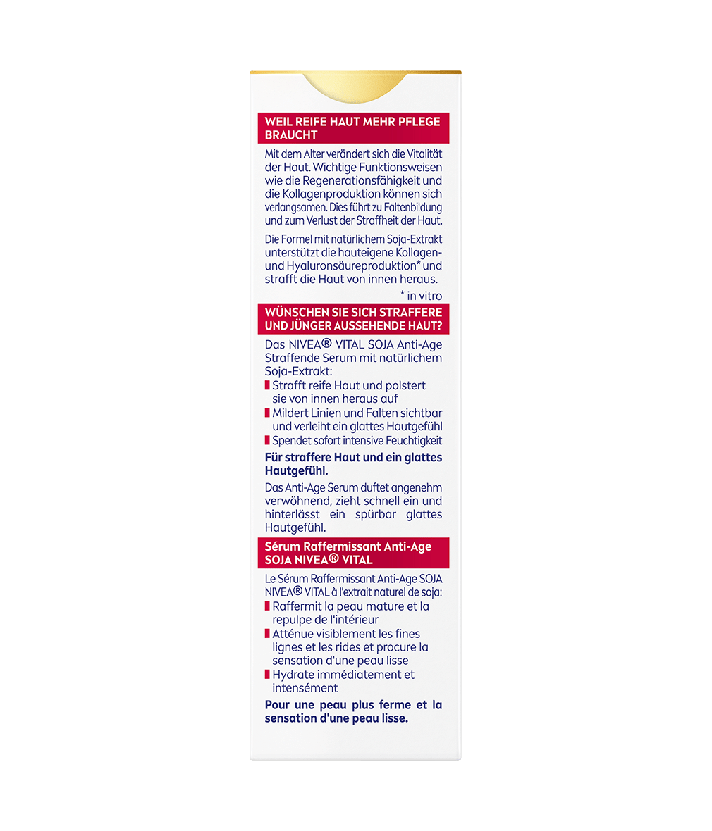 NIVEA Vital Soja Straffendes Serum 40 ml