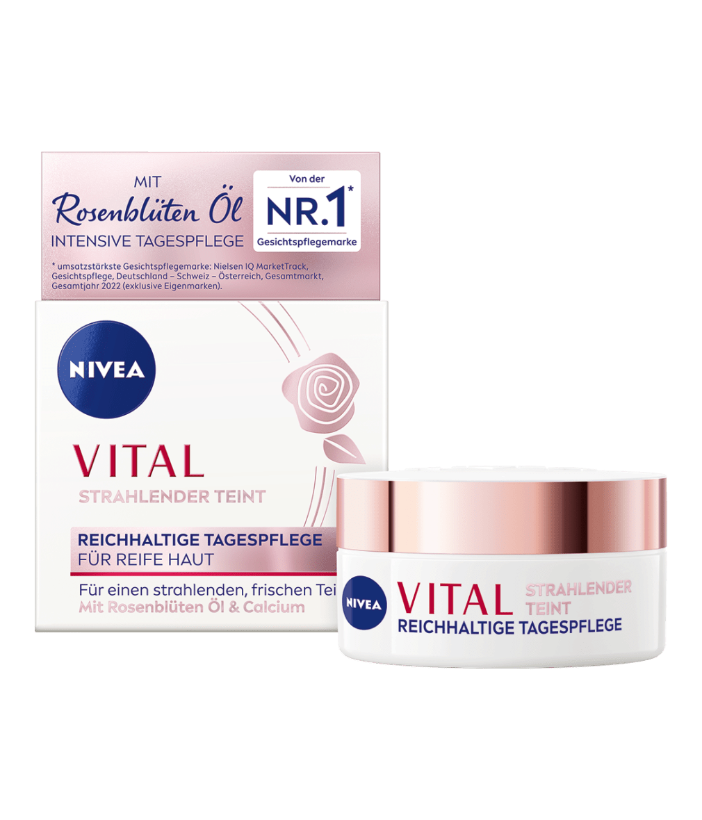 NIVEA Vital Strahlender Teint Reichhaltige Tagespflege 50 ml