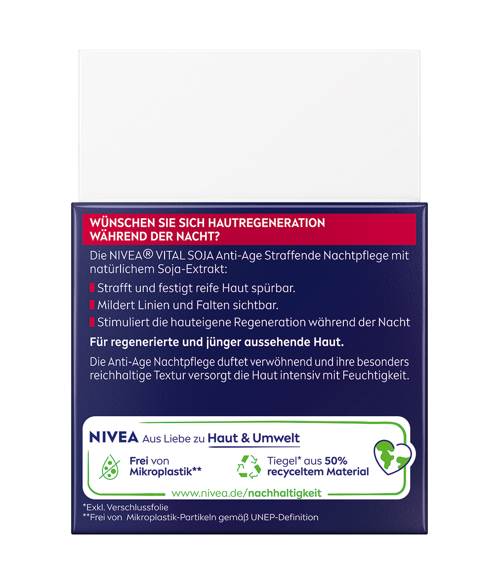 NIVEA Vital Soja Straffende Nachtpflege 50 ml