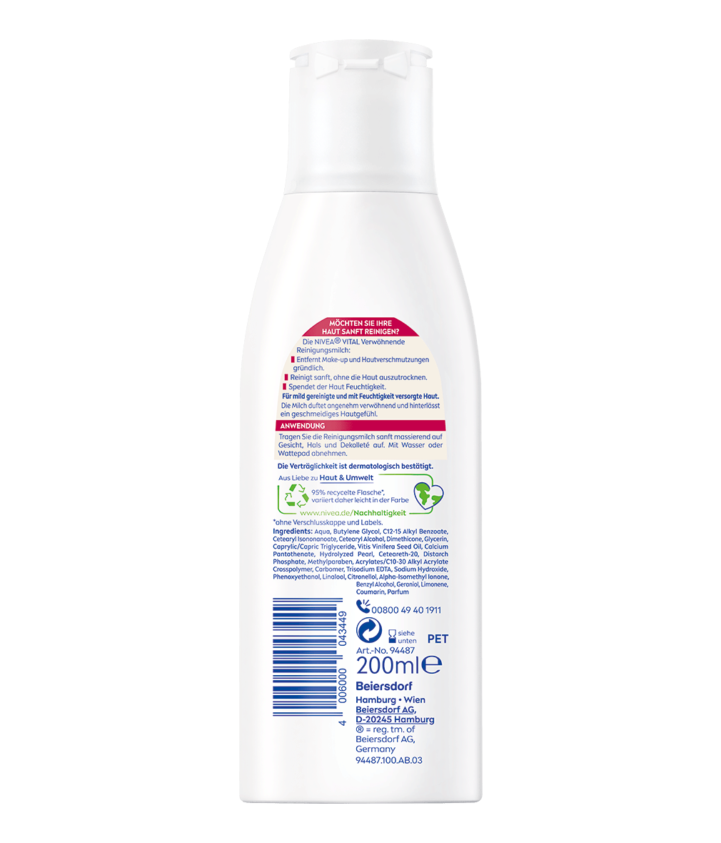 NIVEA VITAL Reinigungsmilch 200 ml