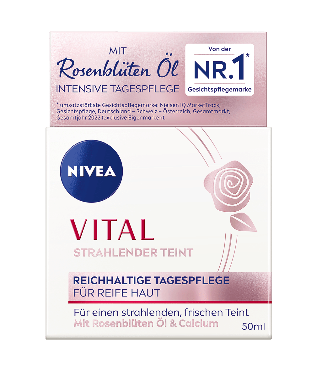 NIVEA Vital Strahlender Teint Reichhaltige Tagespflege 50 ml