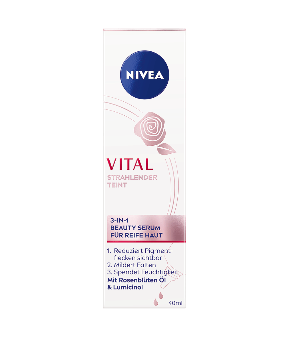 NIVEA Vital Strahlender Teint 3IN1 Beauty Serum 40 ml