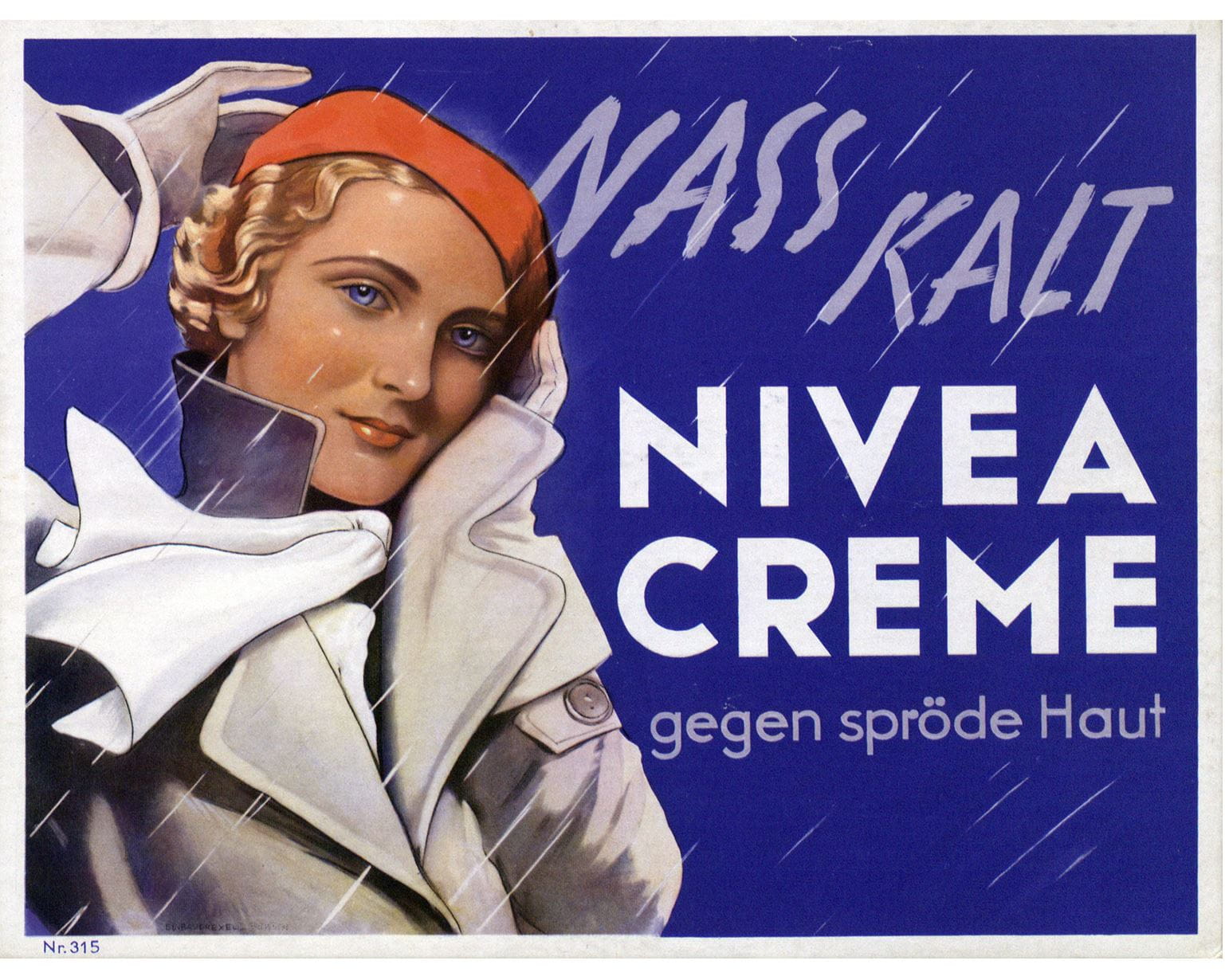 Cartaz publicitário NIVEA de 1935