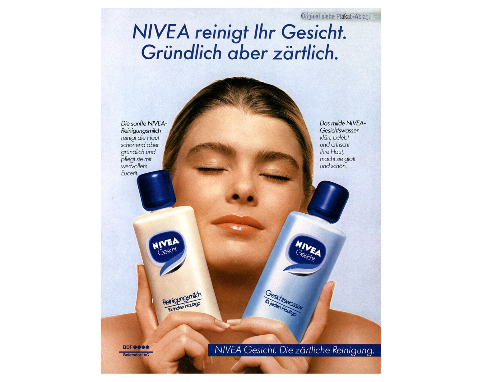 Anúncio NIVEA Rosto, 1982