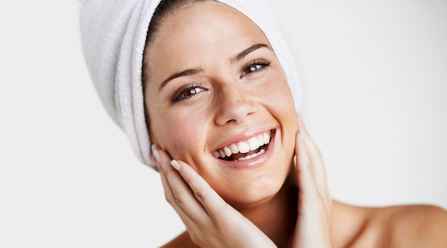 woman smiling