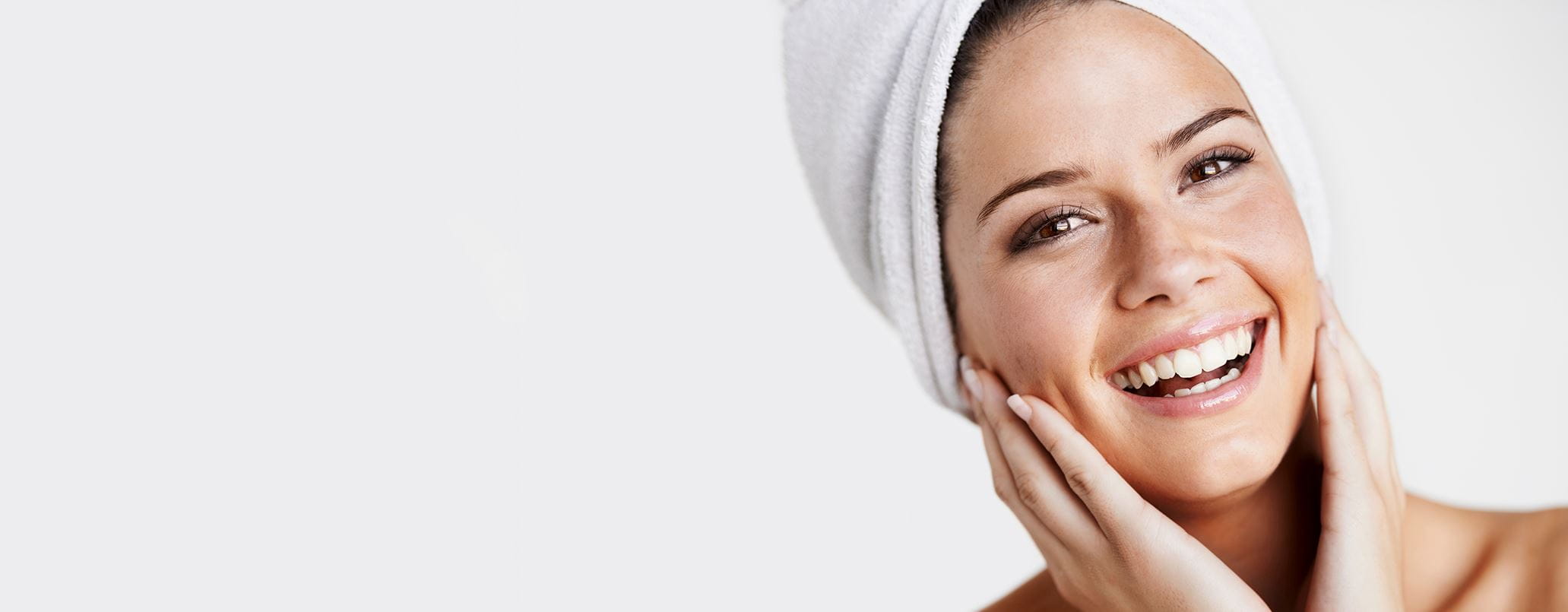 woman without dead skin face