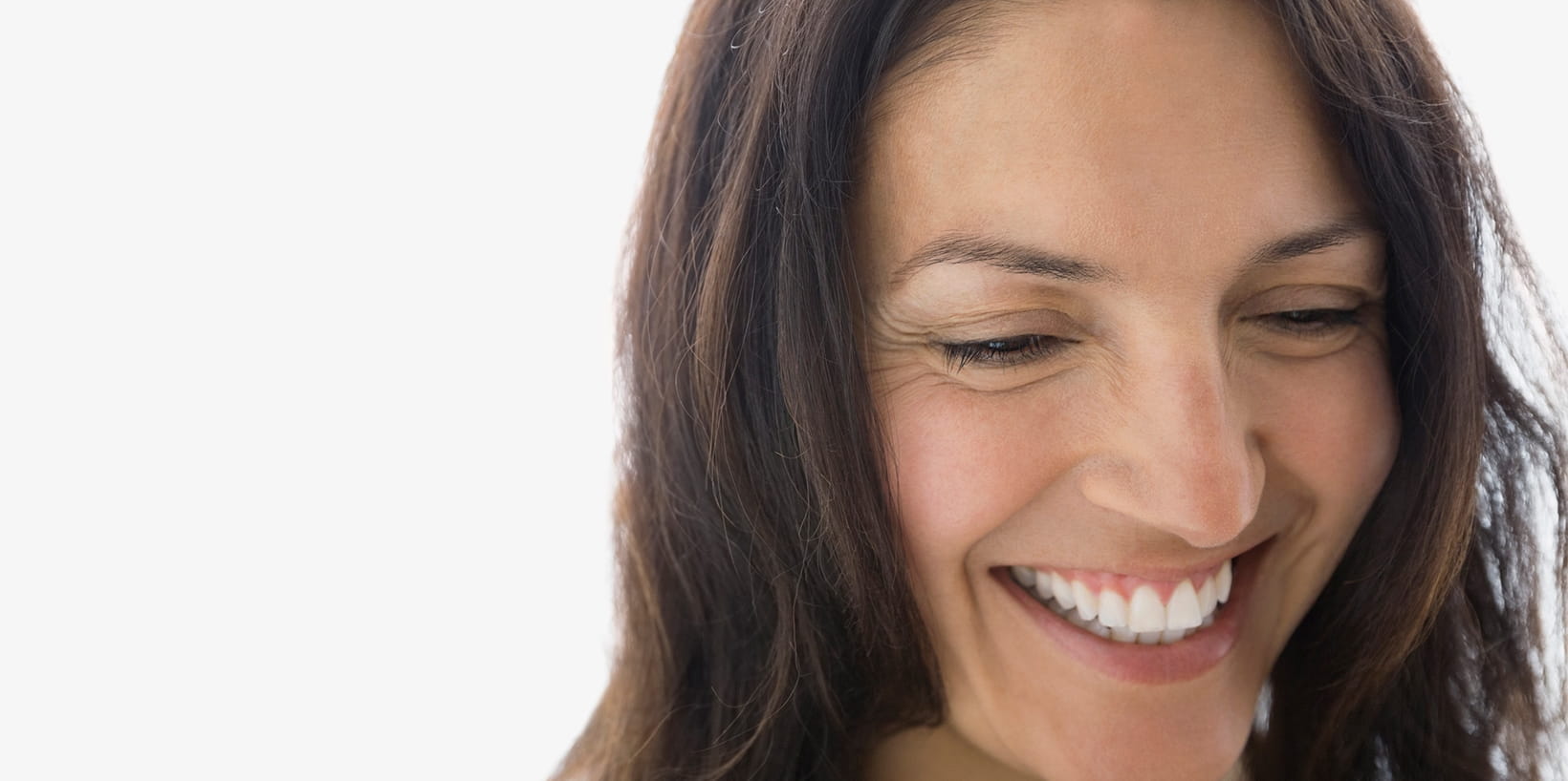 blondýnka se směje