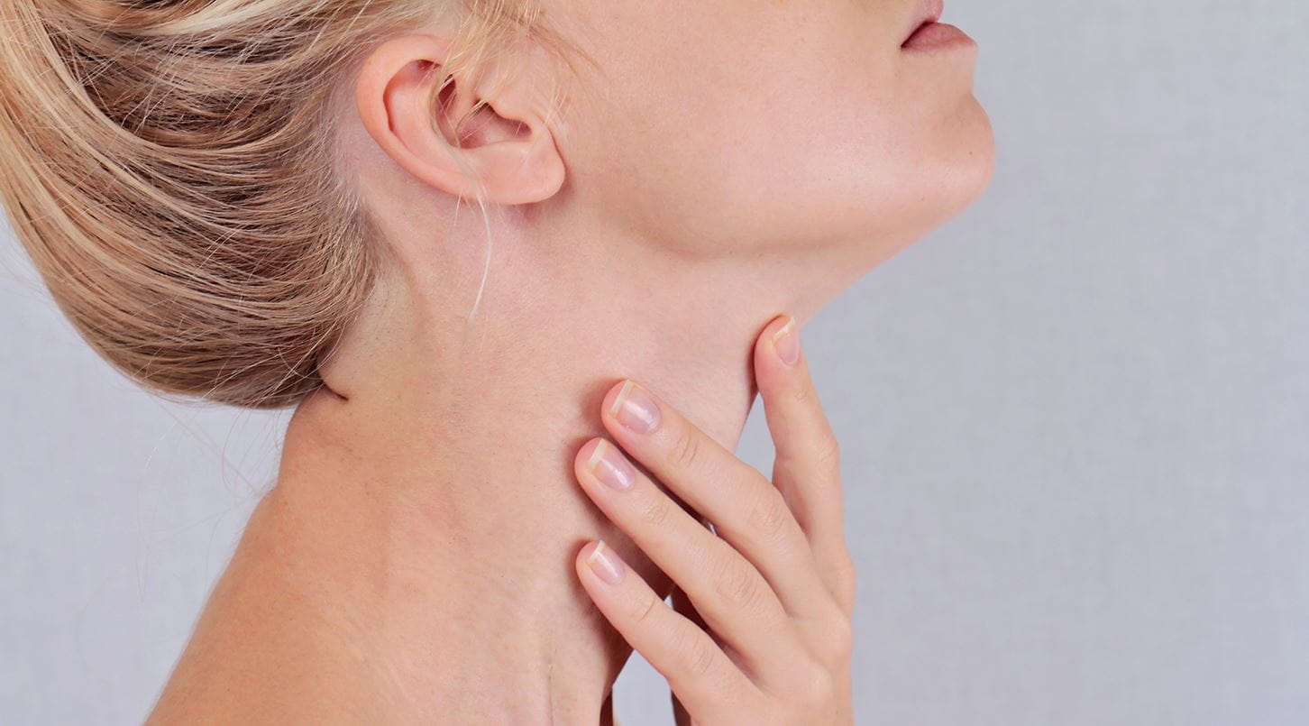 womans neck