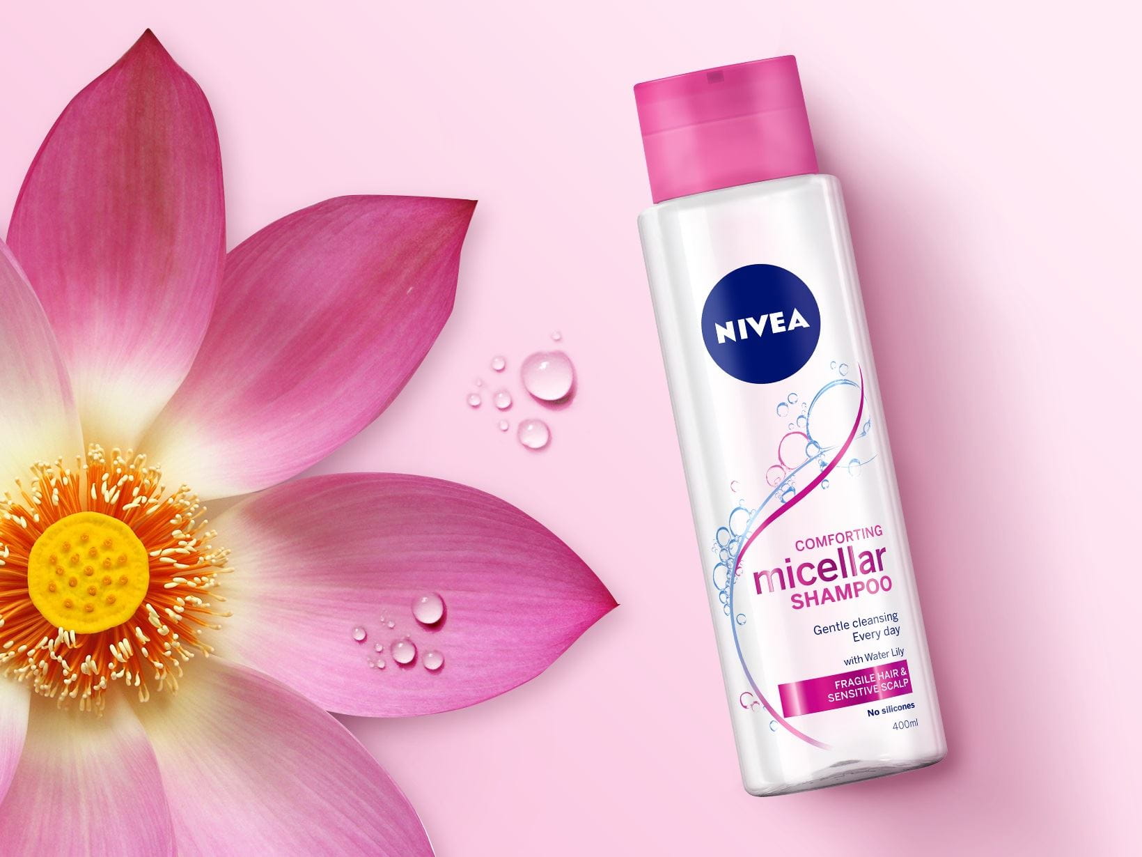 NOVI NIVEA pomirjujoči micelarni šampon