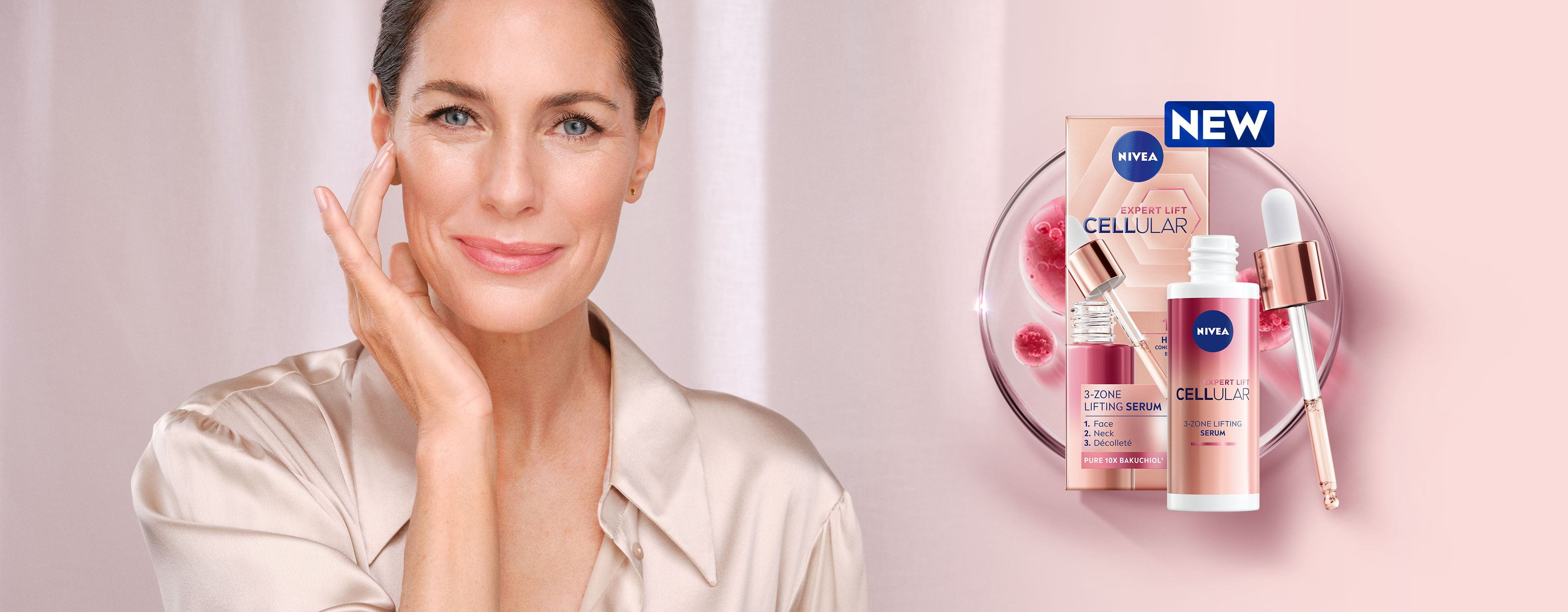 NEW CELLULAR 3-Zone Lifting Serum with Bakuchiol