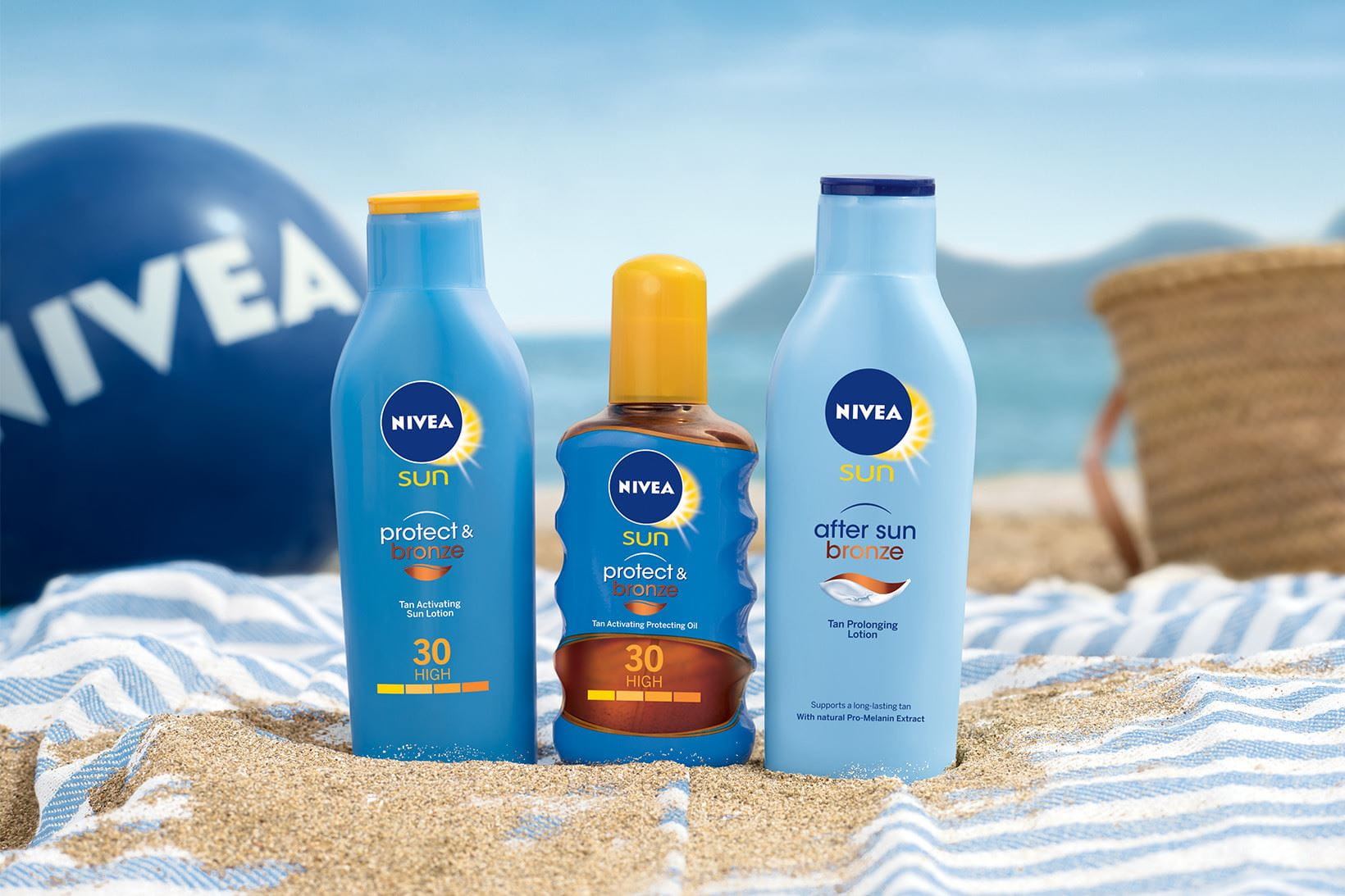 Produits NIVEA SUN Protect & Bronze