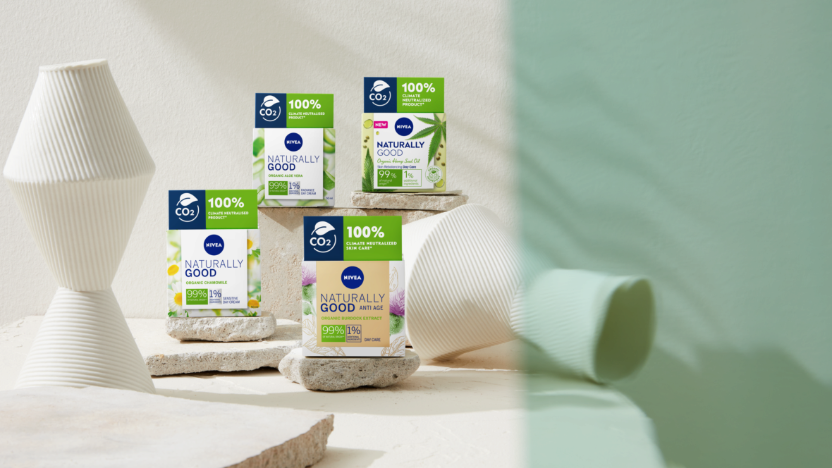 климатично-неутрализирани продукти, NIVEA Naturally Good, дневен крем за лице