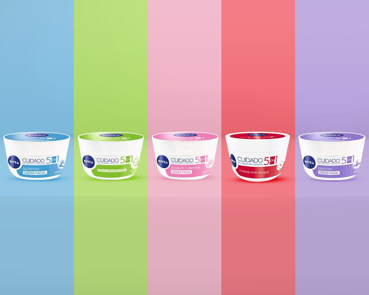 Cremas Faciales 5 en 1