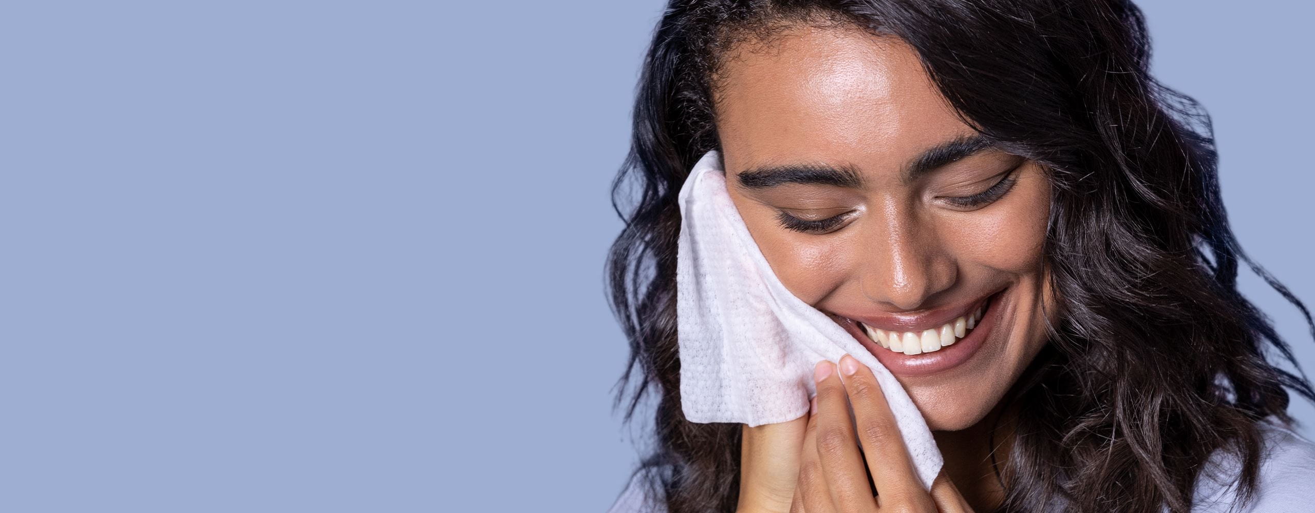 Banner de toallitas desmaquillantes