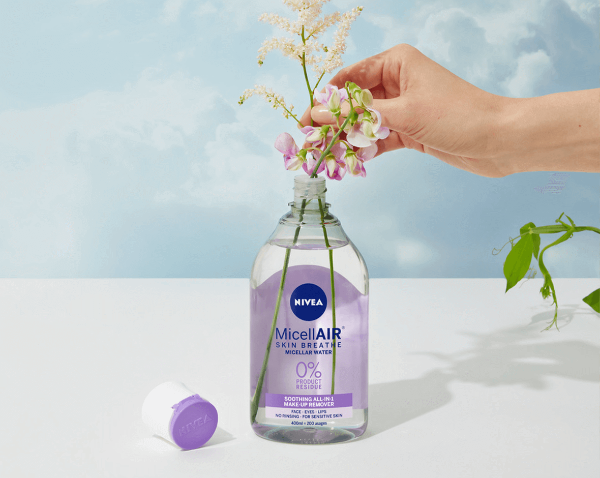 Envase reciclable cosmético de MicellAIR NIVEA