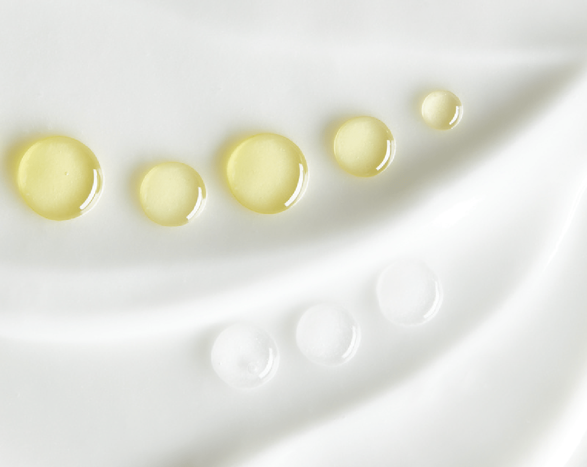 Gotas de aceite de macadamia