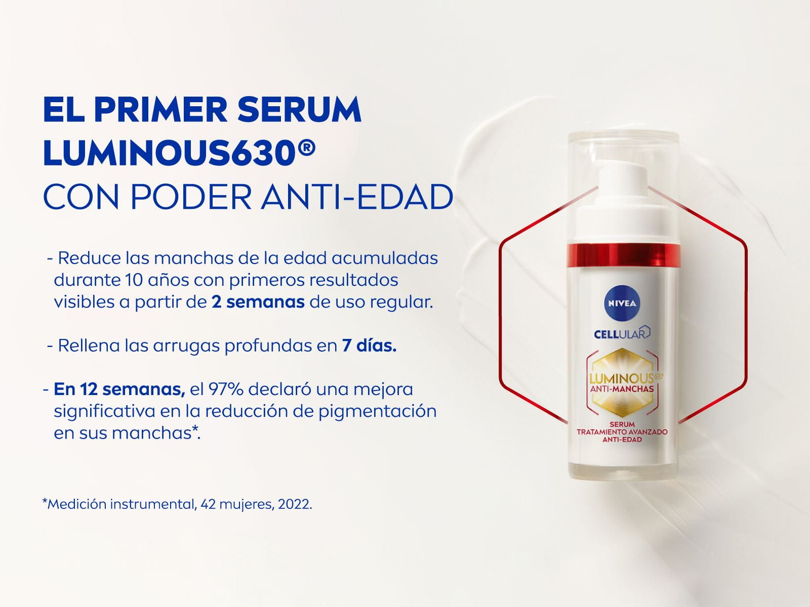 Banner  LUMINOUS630 SERUM ANTI-EDAD Y ANTI-MANCHAS