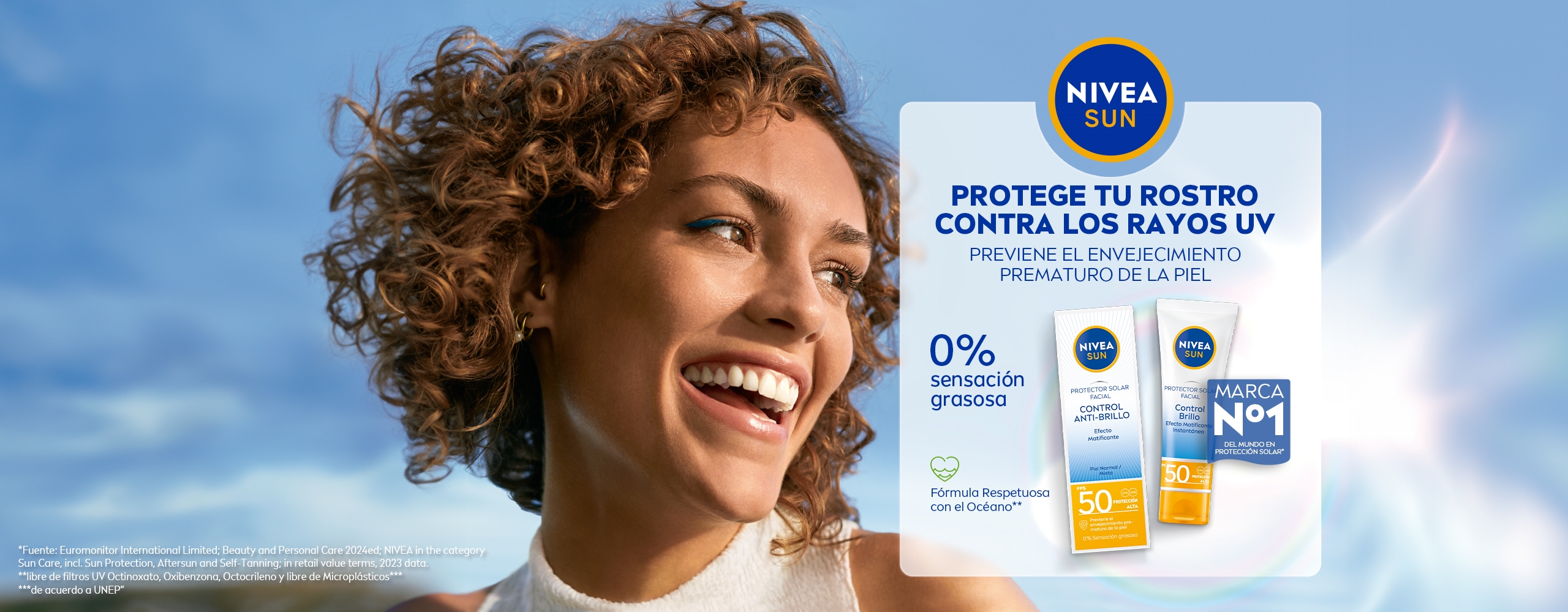 Mujer y niño con protección solar