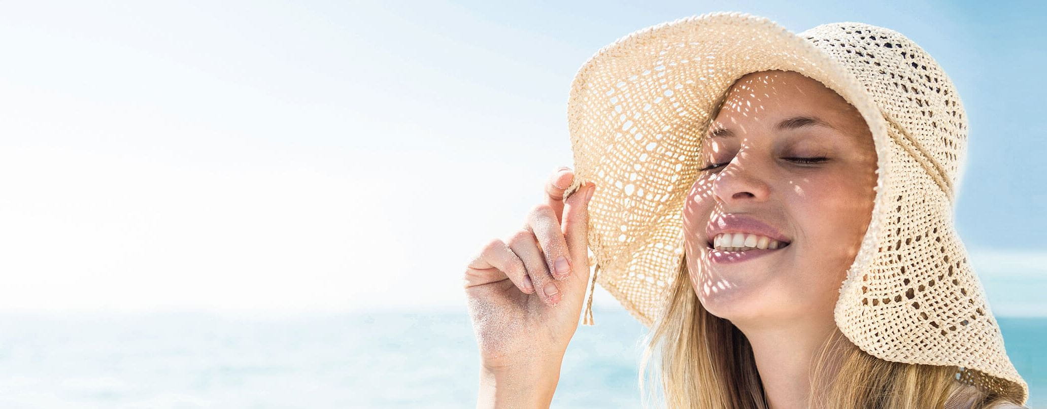 Sonnenschutz ist Faltenschutz Header
