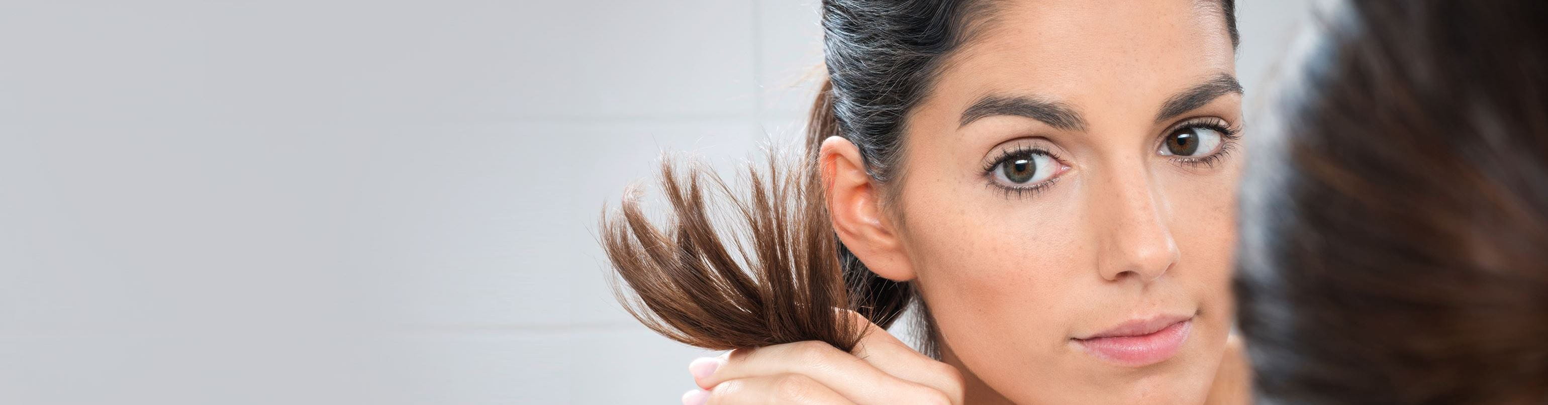 strapazierte Haare Header