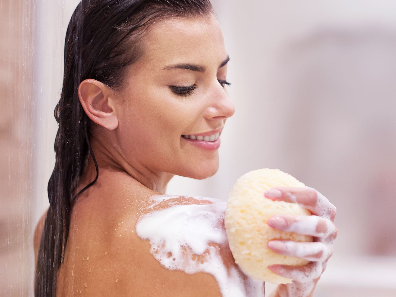 Stress abrubbeln mit Peeling