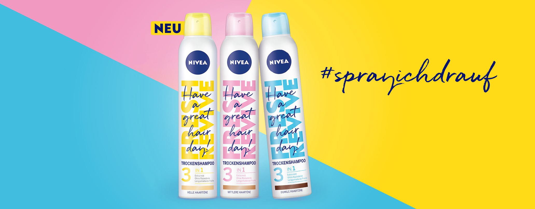 NIVEA Fresh Revive Trockenshampoo Header