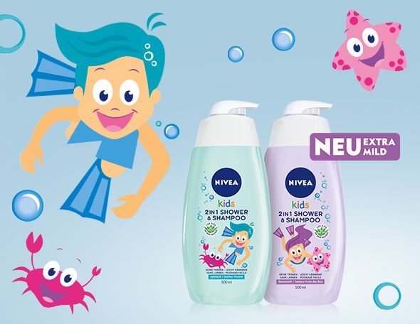 NIVEA Kids 3in1 Duschgel, Shampoo & Spülung Thumbnail