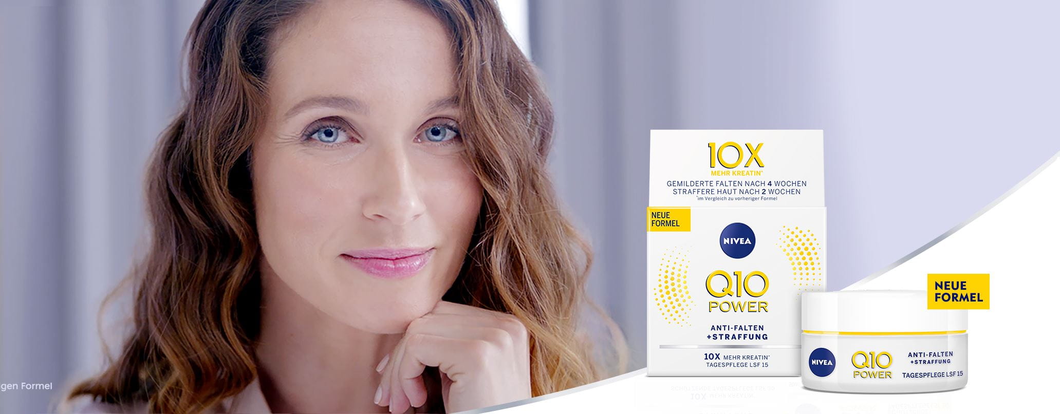 NIVEA Q10 Pflegeserie Header