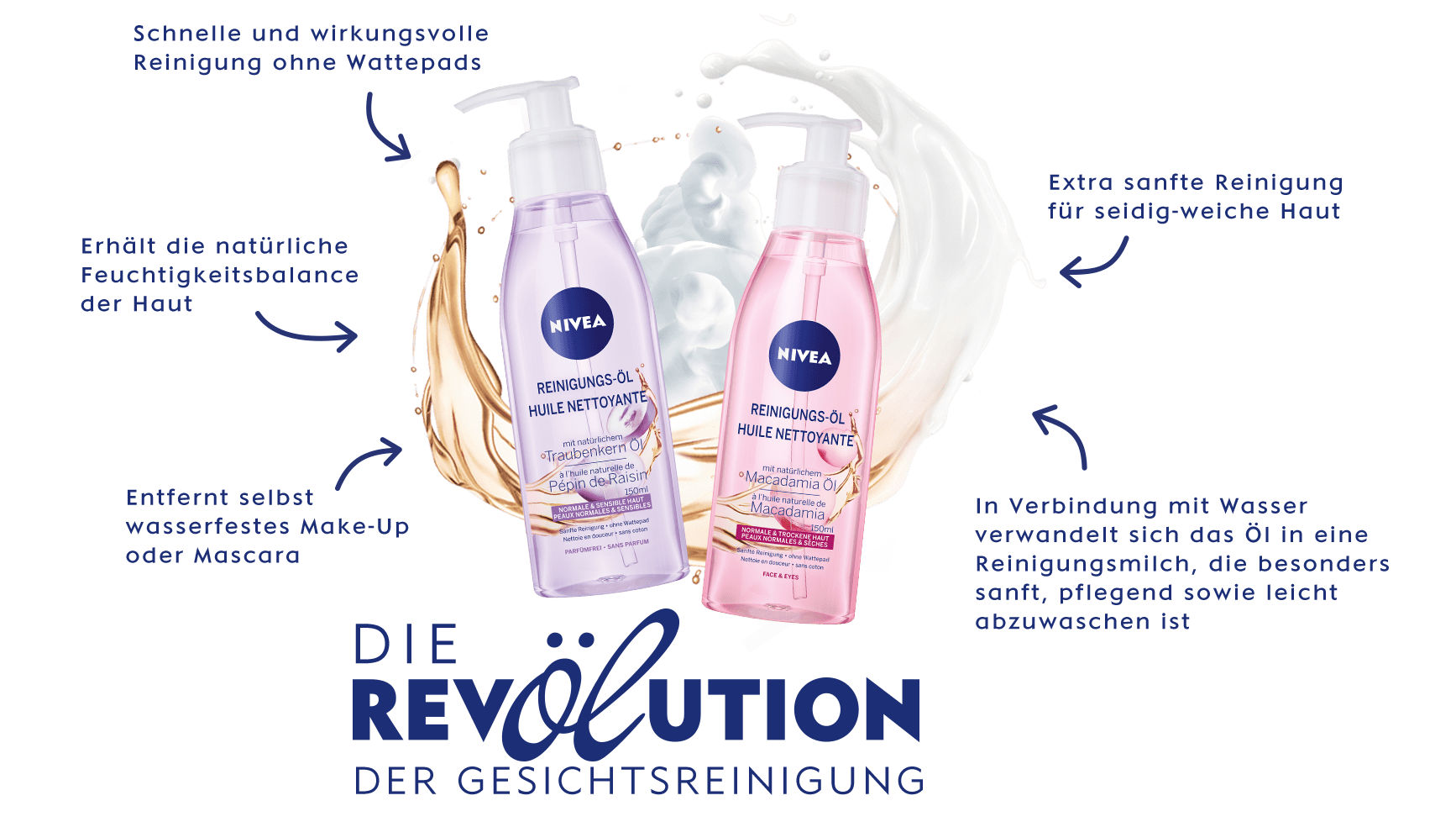 NIVEA Reinigungsöle Benefits