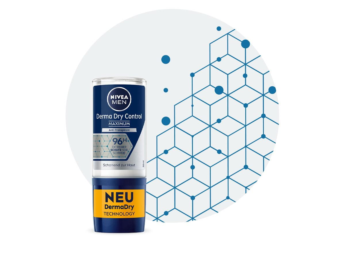 NIVEA DermaDry Control Roll-On MEN