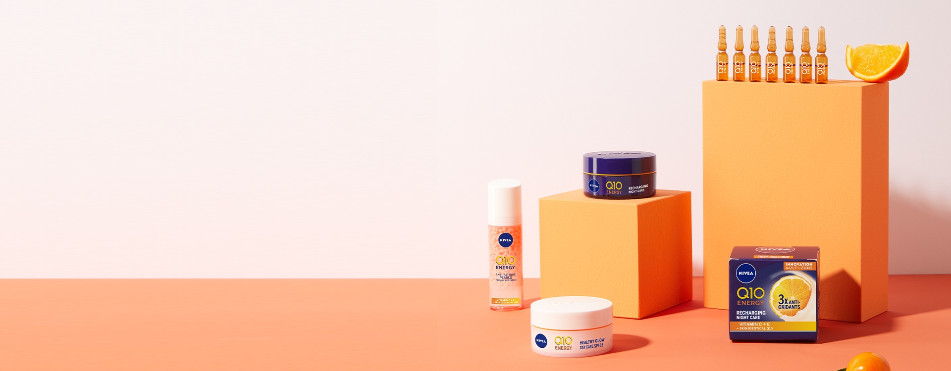 Die NIVEA Q10 Energy Pflegeserie